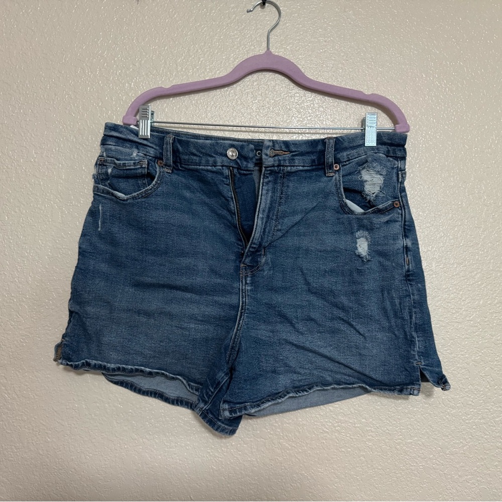 American Eagle Outfitters Dark Blue Jean Shorts